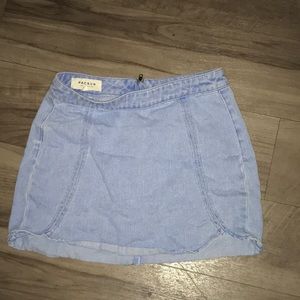 PacSun Tulip Denim Mini Skirt